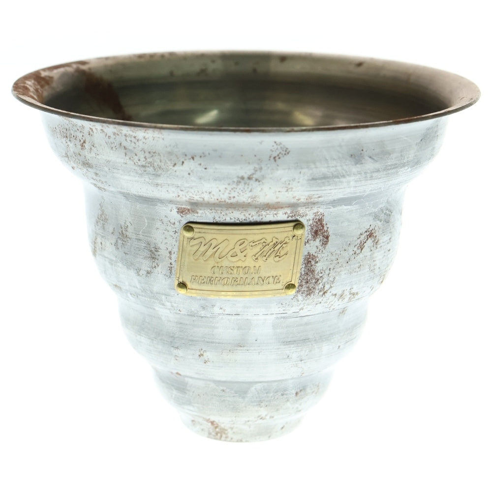 m&m(エムアンドエム) ×MASSES POT TYPE 6 - Bibendum STEEL / SMALL マシス ビバンダム 鉄鉢 ポット シルバー