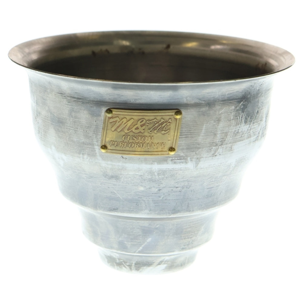 m&m(エムアンドエム) ×MASSES POT TYPE 5 - Conch STEEL / SMALL マシス コンク 鉄鉢 ポット シルバー