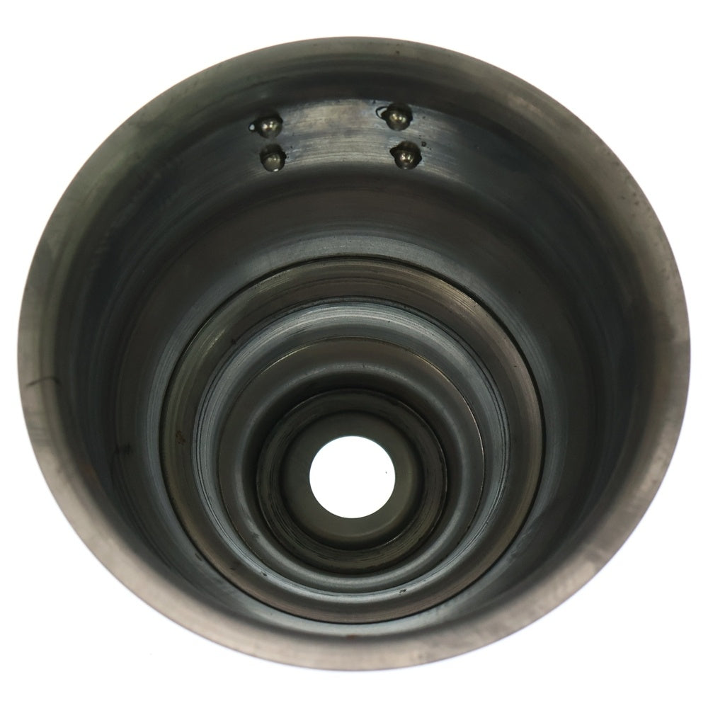 m&m(エムアンドエム) ×MASSES POT TYPE 5 - Conch STEEL / SMALL マシス コンク 鉄鉢 ポット シルバー