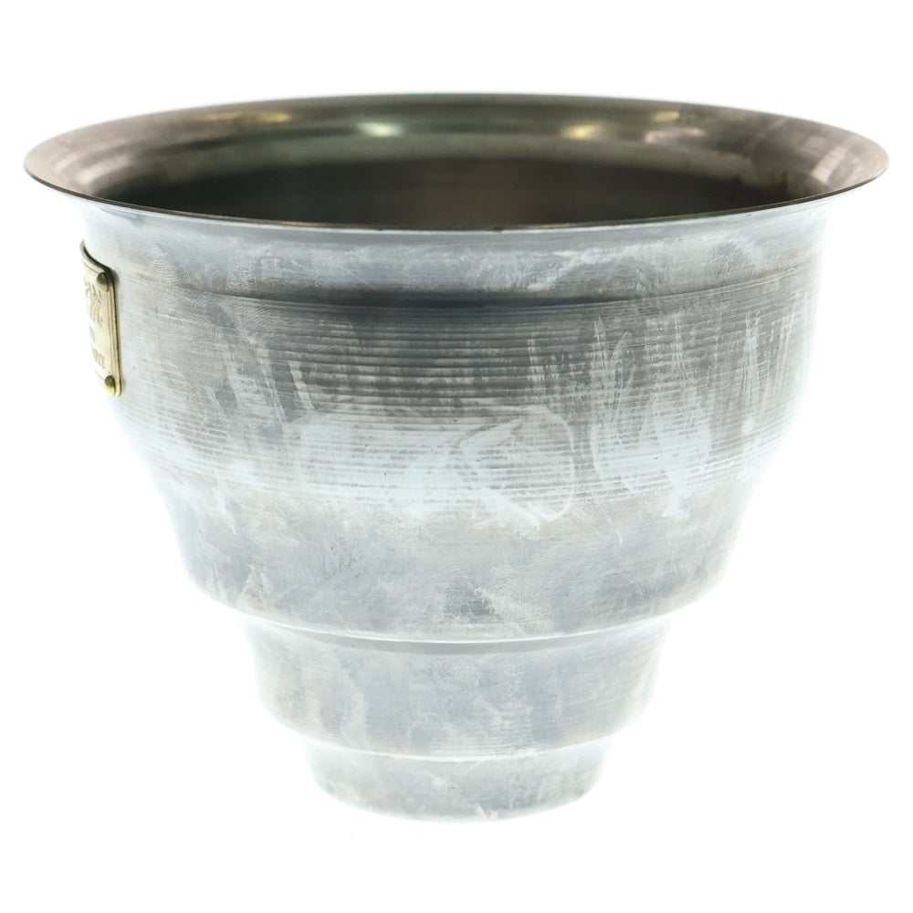 m&m(エムアンドエム) ×MASSES POT TYPE 5 - Conch STEEL / SMALL マシス コンク 鉄鉢 ポット シルバー