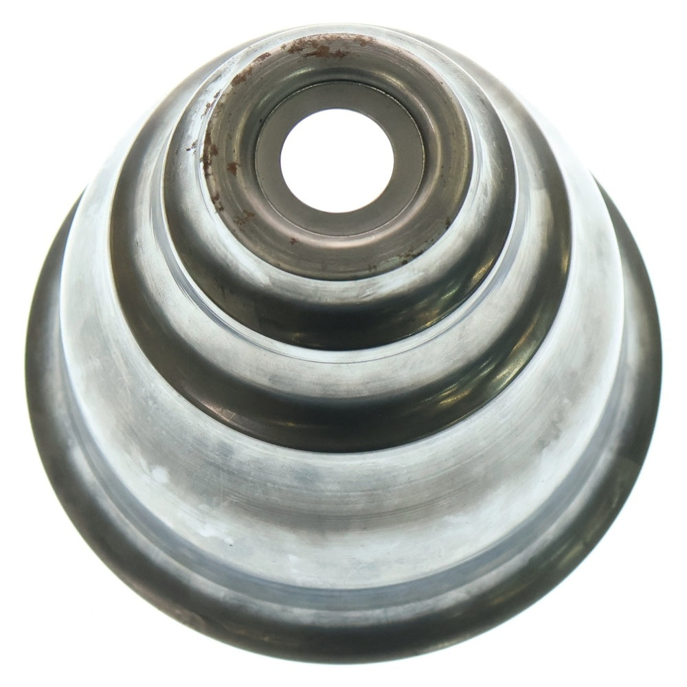 m&m(エムアンドエム) ×MASSES POT TYPE 5 - Conch STEEL / SMALL マシス コンク 鉄鉢 ポット シルバー