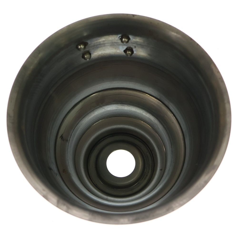 m&m(エムアンドエム) ×MASSES POT TYPE 5 - Conch STEEL / SMALL マシス コンク 鉄鉢 ポット シルバー