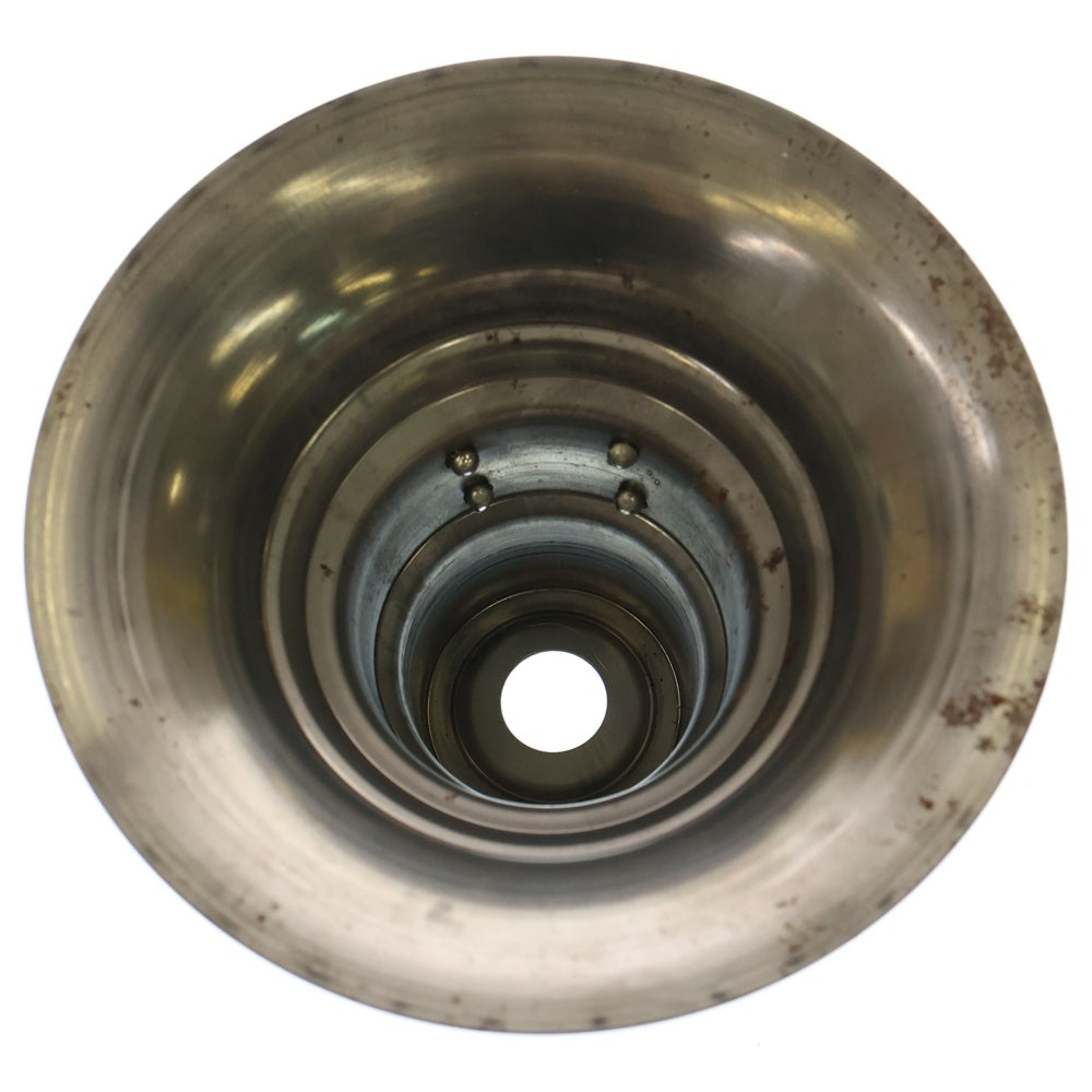 m&m(エムアンドエム) ×MASSES POT TYPE 2 - Shade STEEL / SMALL マシス シェード 鉄鉢 ポット シルバー