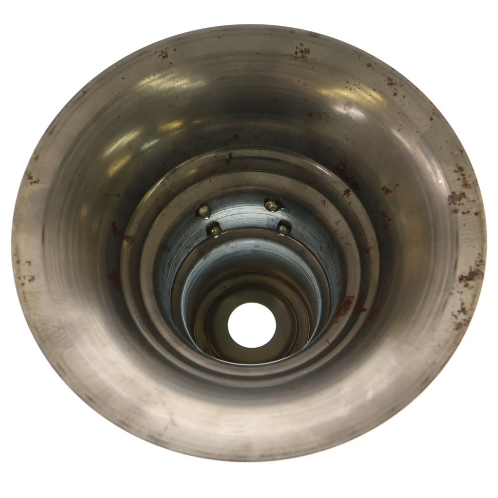 m&m(エムアンドエム) ×MASSES POT TYPE 2 - Shade STEEL / SMALL マシス シェード 鉄鉢 ポット シルバー