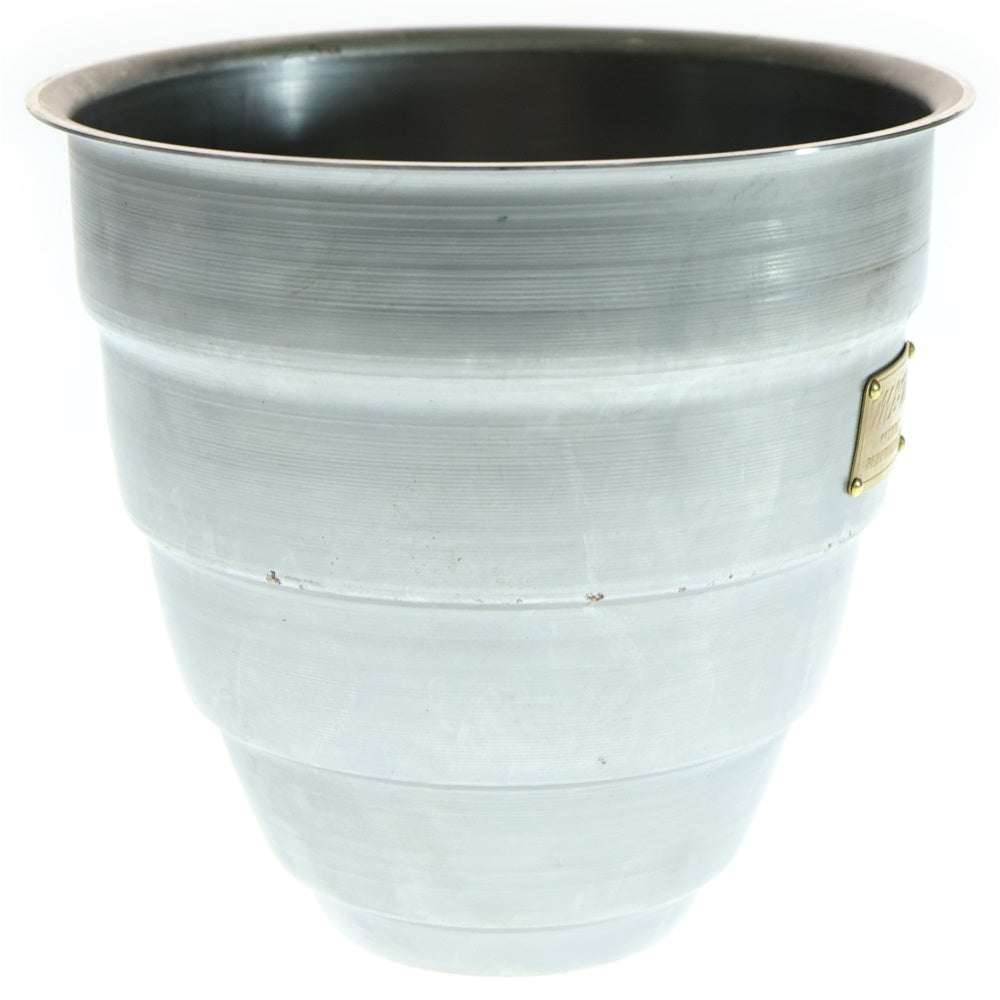 m&m(エムアンドエム) ×MASSES POT TYPE 1 - Chrysails STEEL / MEDIUM マシス クリサリス 鉄鉢 ポット シルバー