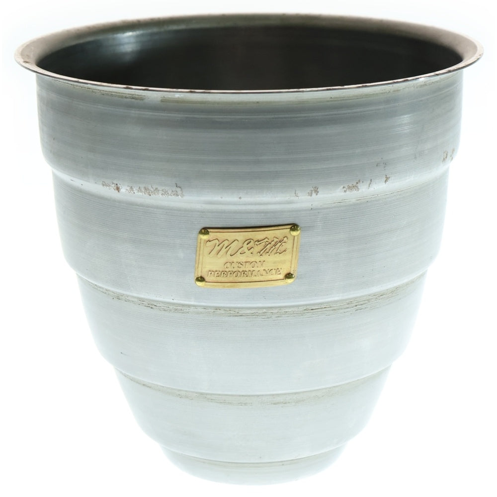 m&m(エムアンドエム) ×MASSES POT TYPE 1 - Chrysails STEEL / MEDIUM マシス クリサリス 鉄鉢 ポット シルバー