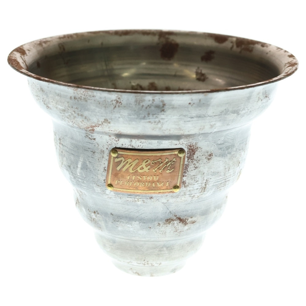 m&m(エムアンドエム) ×MASSES POT TYPE 6 - Bibendum STEEL / SMALL マシス ビバンダム 鉄鉢 ポット シルバー