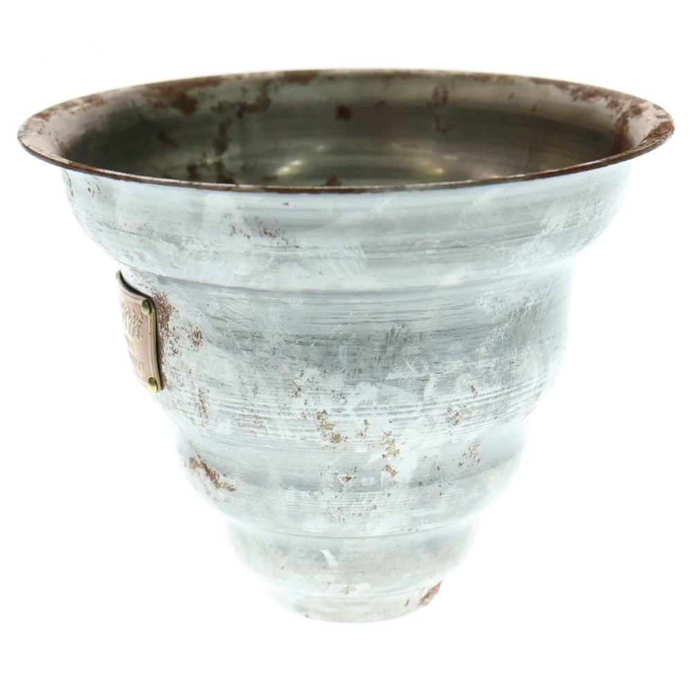 m&m(エムアンドエム) ×MASSES POT TYPE 6 - Bibendum STEEL / SMALL マシス ビバンダム 鉄鉢 ポット シルバー