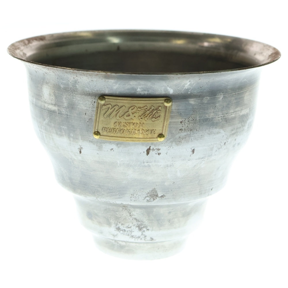 m&m(エムアンドエム) ×MASSES POT TYPE 5 - Conch STEEL / SMALL マシス コンク 鉄鉢 ポット シルバー