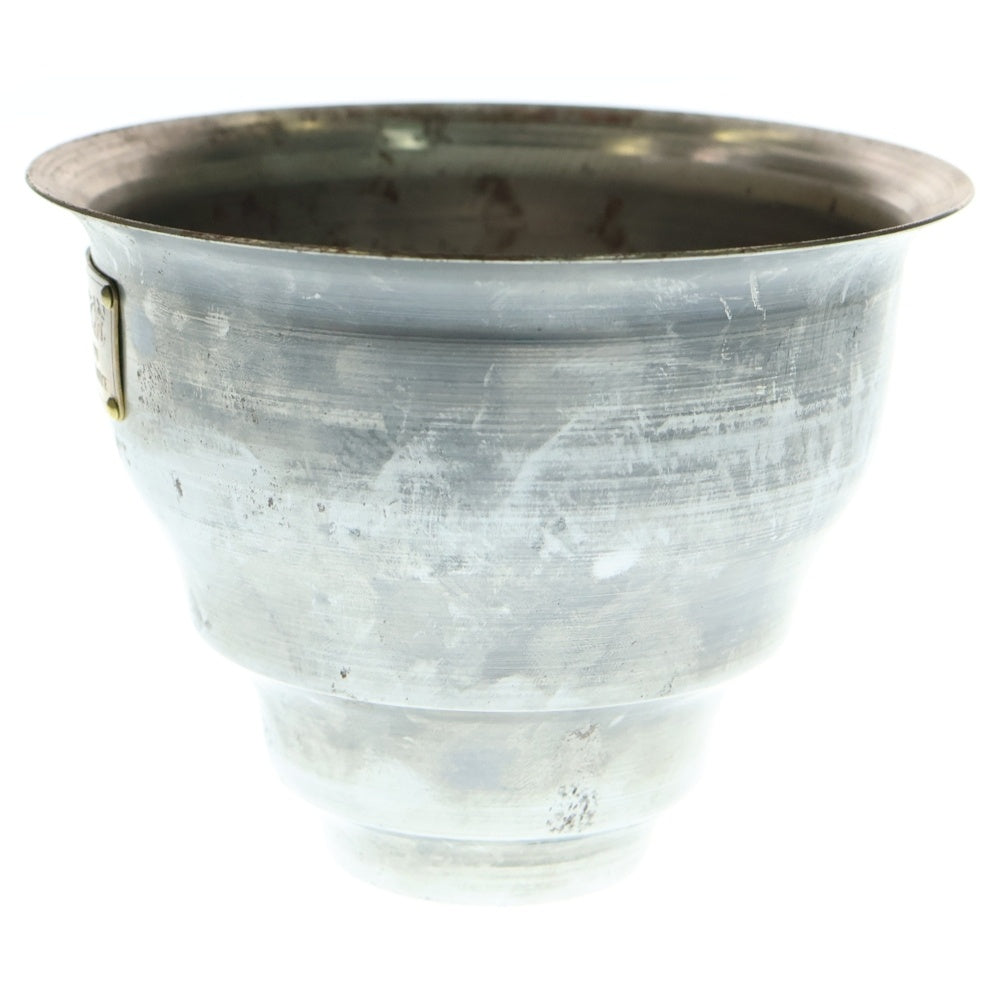 m&m(エムアンドエム) ×MASSES POT TYPE 5 - Conch STEEL / SMALL マシス コンク 鉄鉢 ポット シルバー