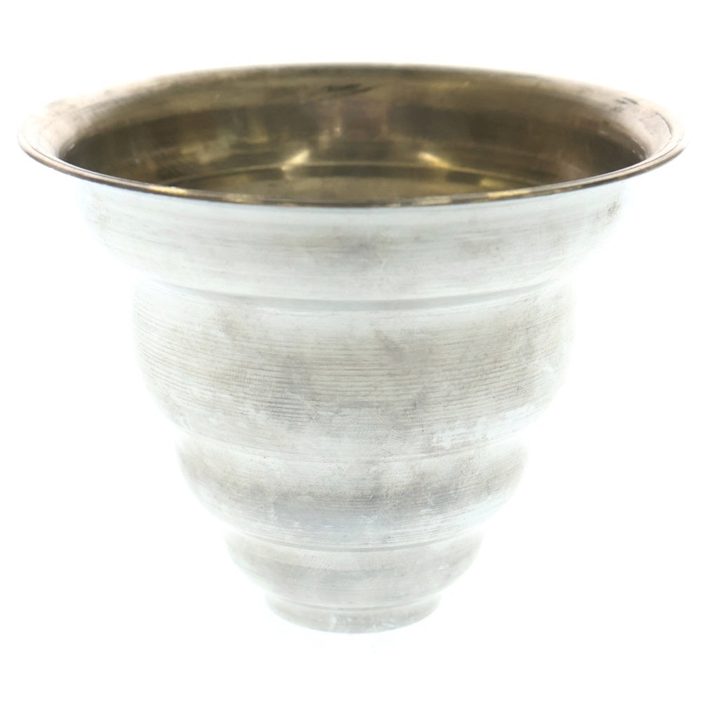 m&m(エムアンドエム) ×MASSES POT TYPE 6 - Bibendum Aluminum / SMALL マシス ビバンダム アルミ鉢 ポット シルバー