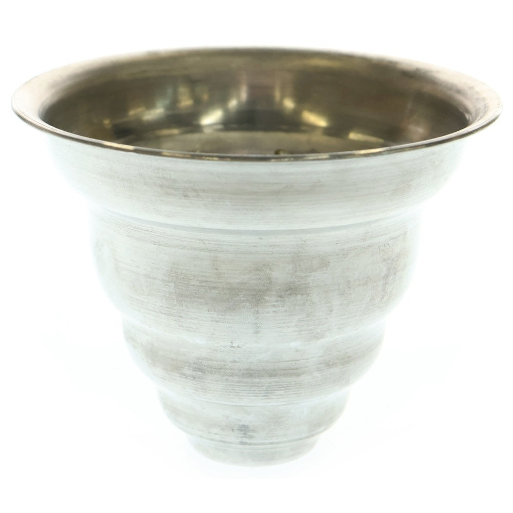 m&m(エムアンドエム) ×MASSES POT TYPE 6 - Bibendum Aluminum / SMALL マシス ビバンダム アルミ鉢 ポット シルバー