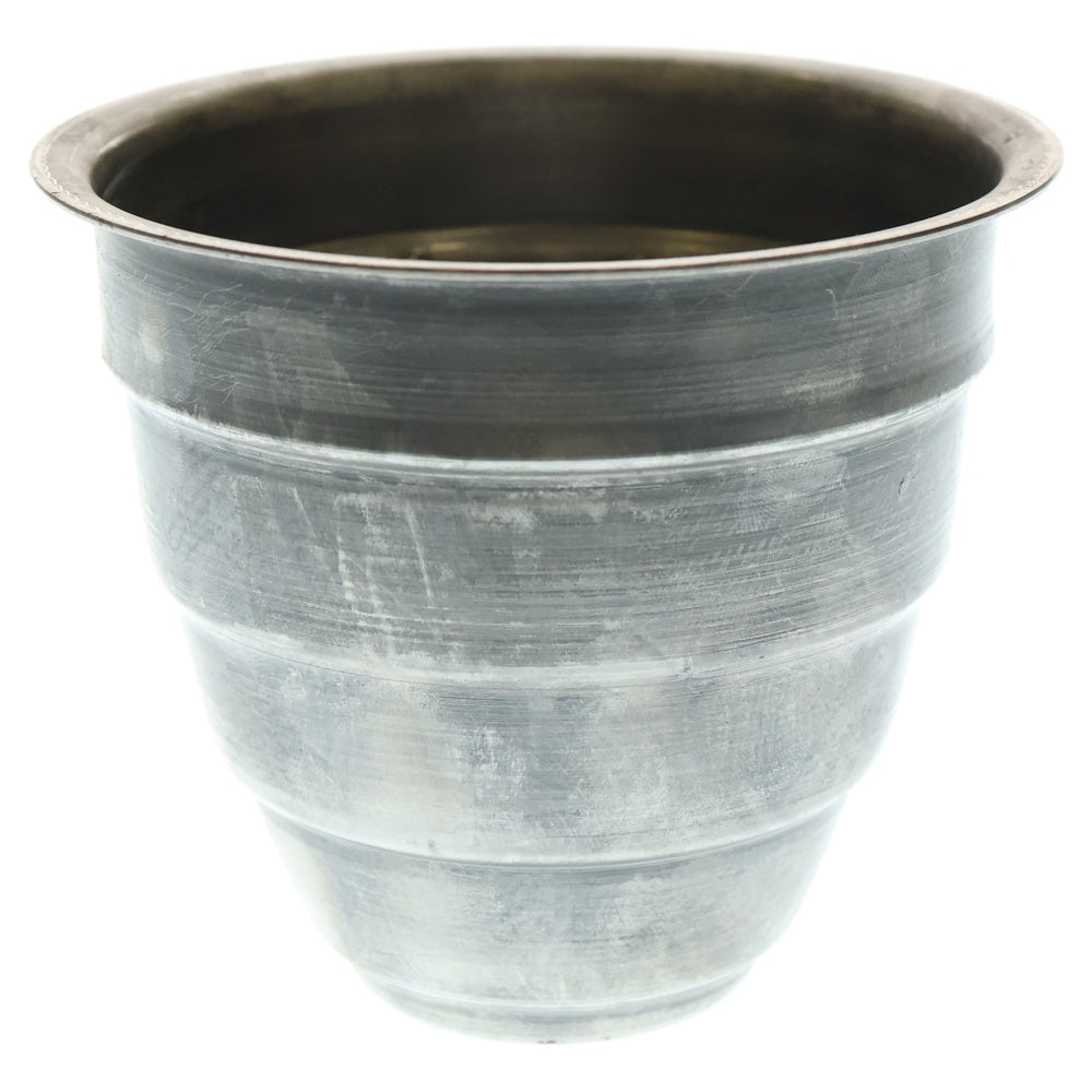 m&m(エムアンドエム) ×MASSES POT TYPE 1 - Chrysails STEEL / SMALL マシス クリサリス 鉄鉢 ポット シルバー