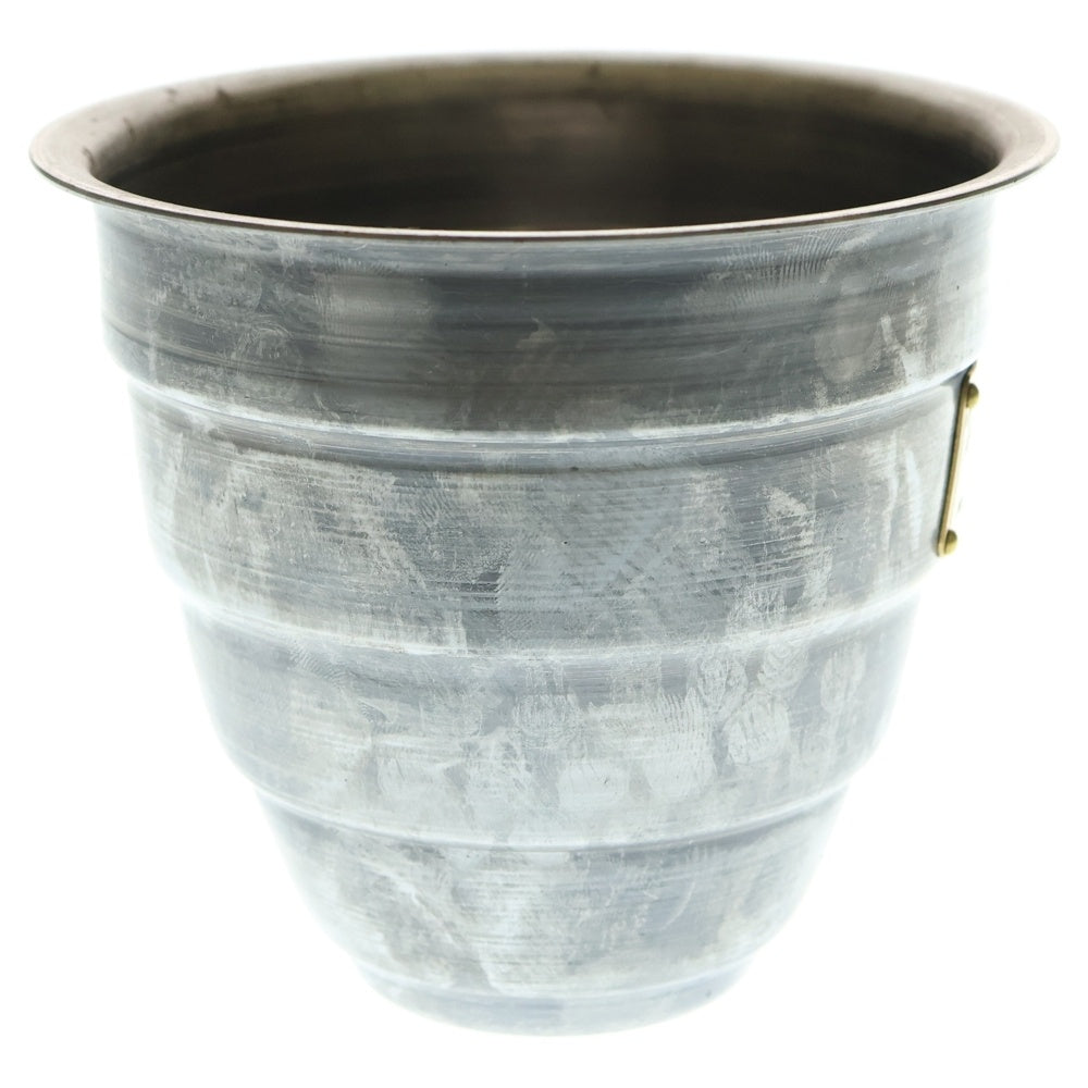 m&m(エムアンドエム) ×MASSES POT TYPE 1 - Chrysails STEEL / SMALL マシス クリサリス 鉄鉢 ポット シルバー