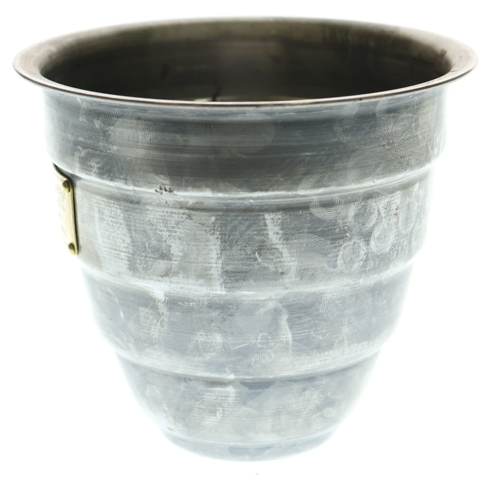 m&m(エムアンドエム) ×MASSES POT TYPE 1 - Chrysails STEEL / SMALL マシス クリサリス 鉄鉢 ポット シルバー