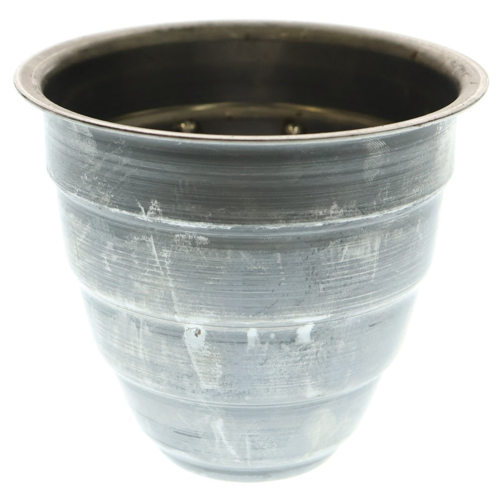 m&m(エムアンドエム) ×MASSES POT TYPE 1 - Chrysails STEEL / SMALL マシス クリサリス 鉄鉢 ポット シルバー