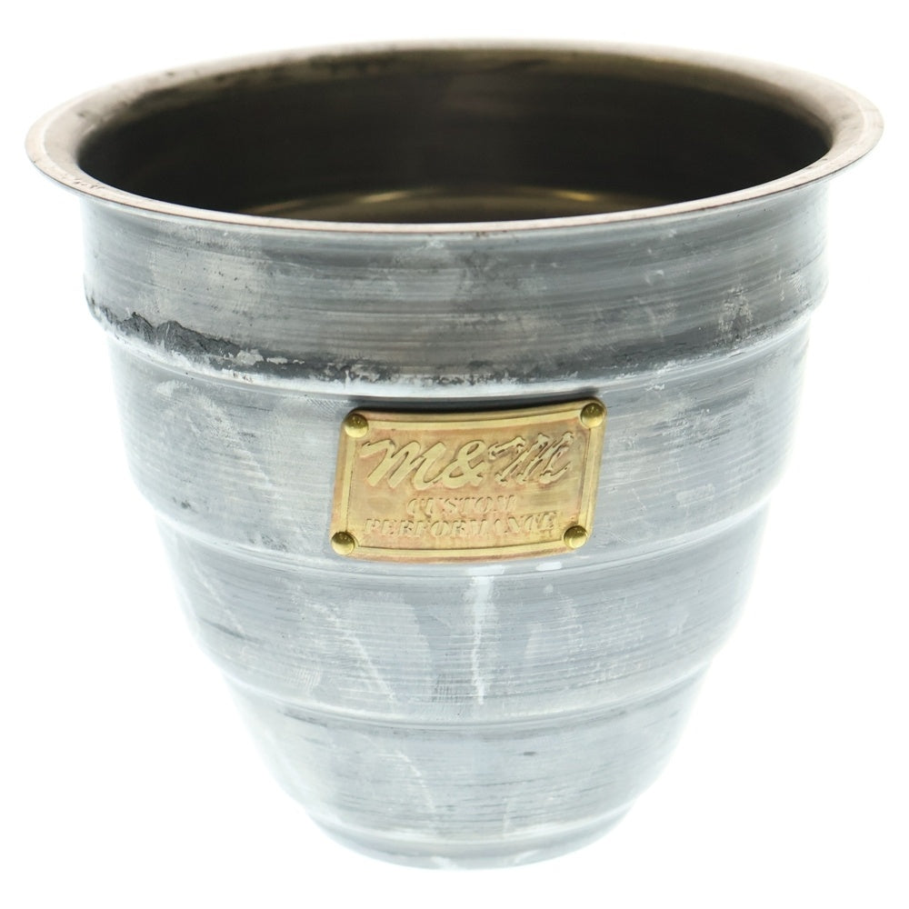 m&m(エムアンドエム) ×MASSES POT TYPE 1 - Chrysails STEEL / SMALL マシス クリサリス 鉄鉢 ポット シルバー