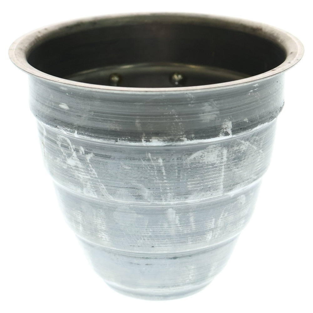 m&m(エムアンドエム) ×MASSES POT TYPE 1 - Chrysails STEEL / SMALL マシス クリサリス 鉄鉢 ポット シルバー