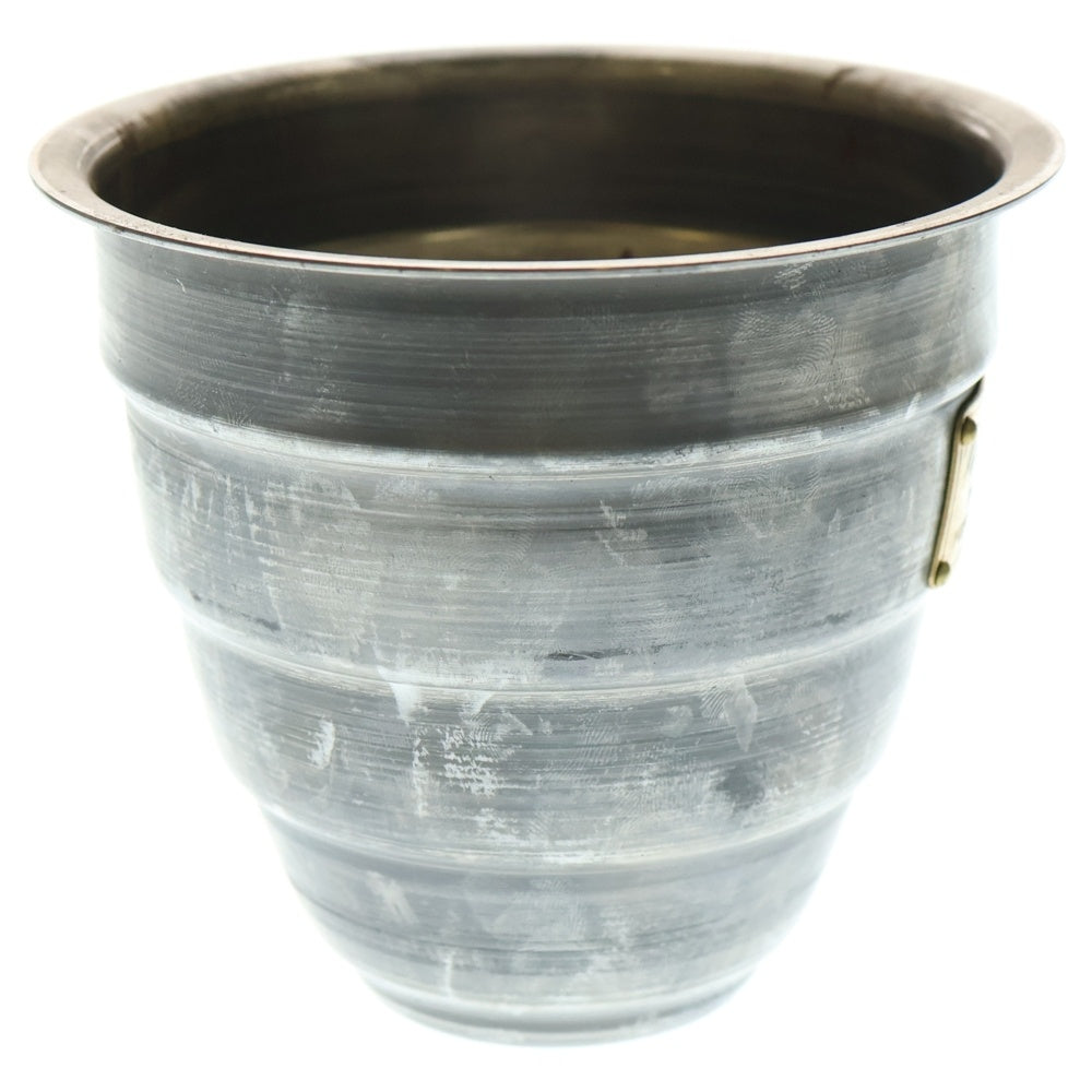 m&m(エムアンドエム) ×MASSES POT TYPE 1 - Chrysails STEEL / SMALL マシス クリサリス 鉄鉢 ポット シルバー