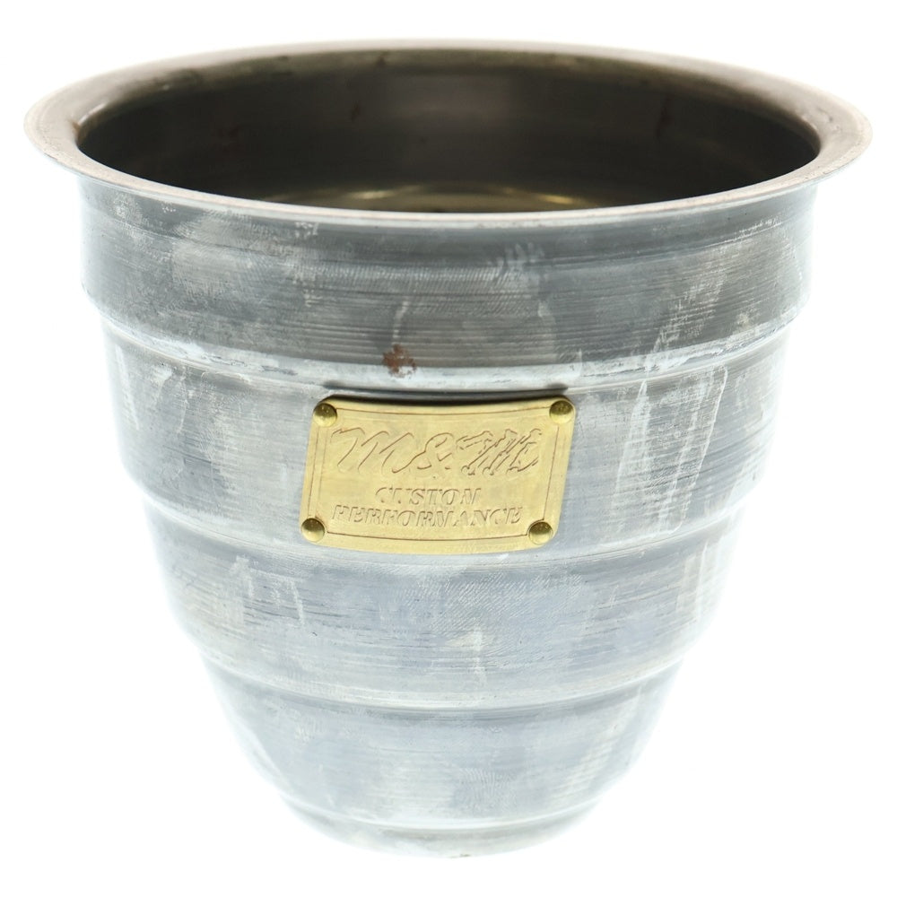 m&m(エムアンドエム) ×MASSES POT TYPE 1 - Chrysails STEEL / SMALL マシス クリサリス 鉄鉢 ポット シルバー