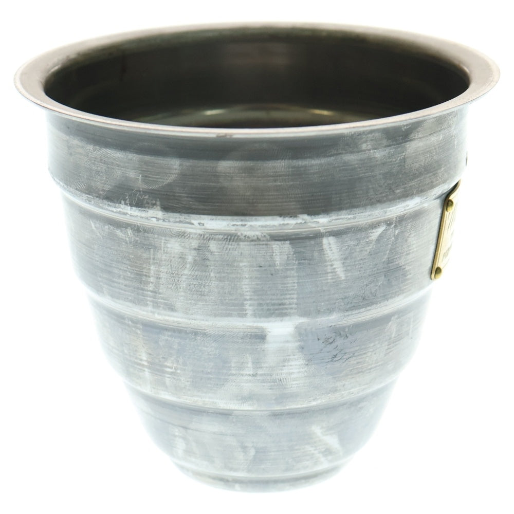 m&m(エムアンドエム) ×MASSES POT TYPE 1 - Chrysails STEEL / SMALL マシス クリサリス 鉄鉢 ポット シルバー
