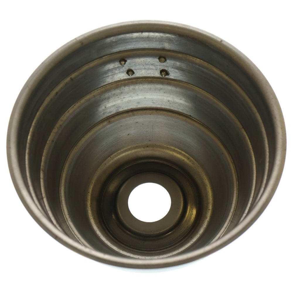 m&m(エムアンドエム) ×MASSES POT TYPE 4 - TERMIT STEEL / LARGE マシス ターミット 鉄鉢 ポット シルバー