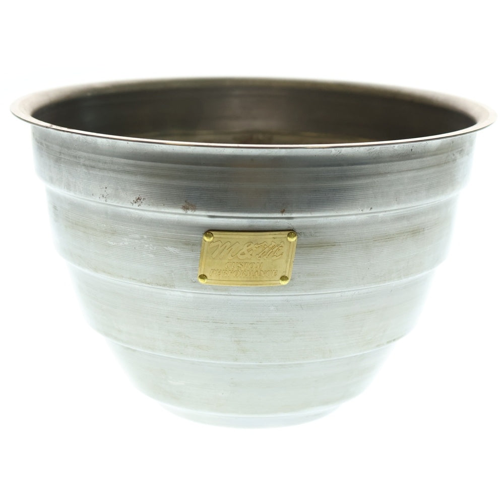 m&m(エムアンドエム) ×MASSES POT TYPE 4 - TERMIT STEEL / LARGE マシス ターミット 鉄鉢 ポット シルバー