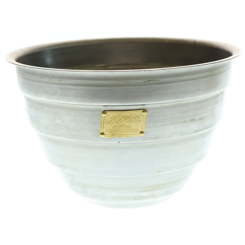 m&m(エムアンドエム) ×MASSES POT TYPE 4 - TERMIT STEEL / LARGE マシス ターミット 鉄鉢 ポット シルバー