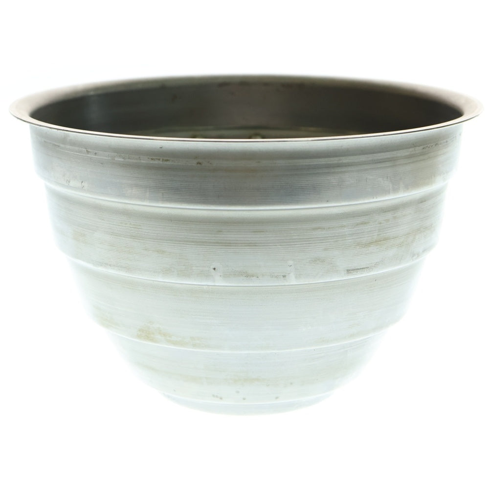 m&m(エムアンドエム) ×MASSES POT TYPE 4 - TERMIT STEEL / LARGE マシス ターミット 鉄鉢 ポット シルバー