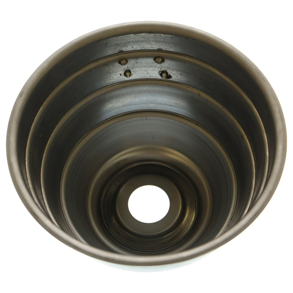 m&m(エムアンドエム) ×MASSES POT TYPE 4 - TERMIT STEEL / LARGE マシス ターミット 鉄鉢 ポット シルバー