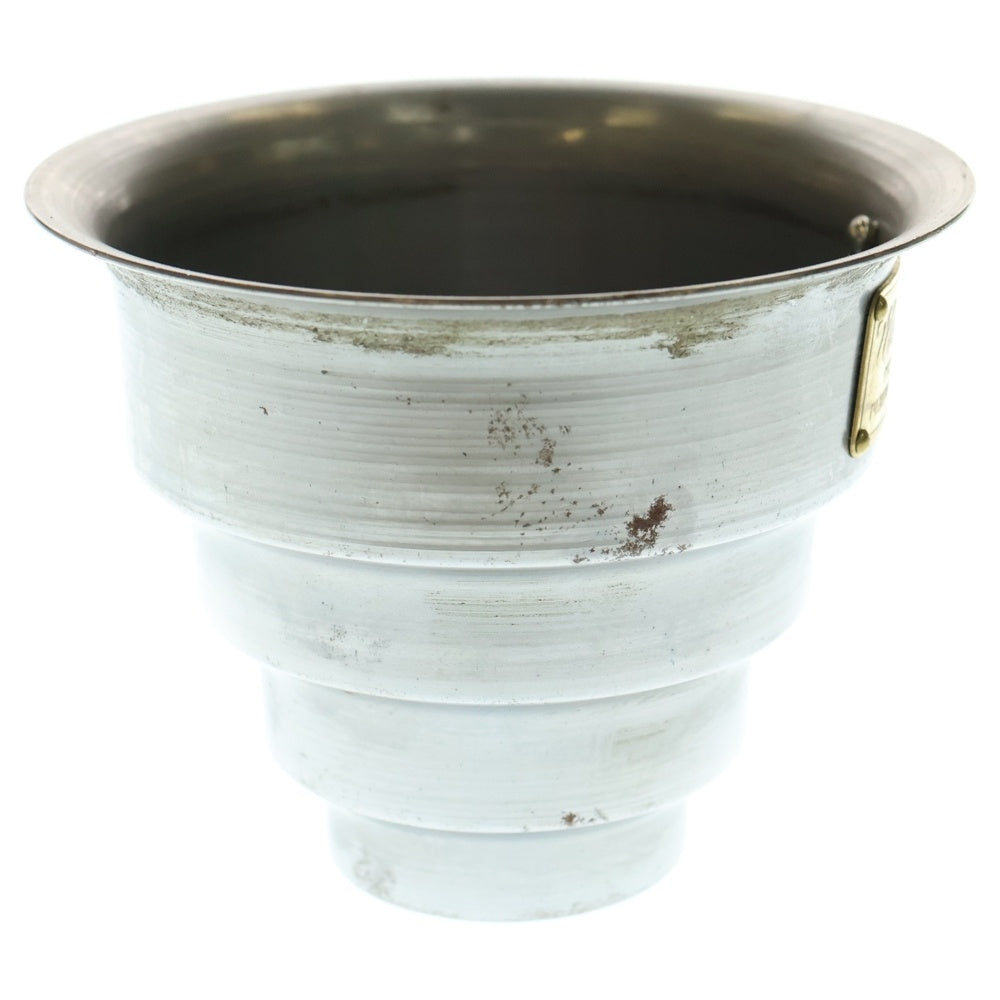 m&m(エムアンドエム) ×MASSES POT TYPE 8 - CLIFF STEEL / SMALL マシス クリフ 鉄鉢 ポット シルバー