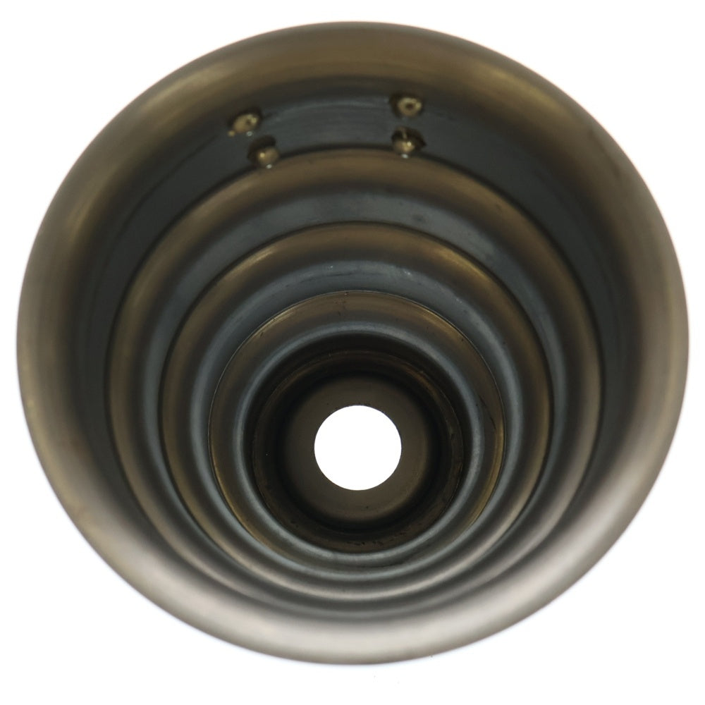 m&m(エムアンドエム) ×MASSES POT TYPE 8 - CLIFF STEEL / SMALL マシス クリフ 鉄鉢 ポット シルバー