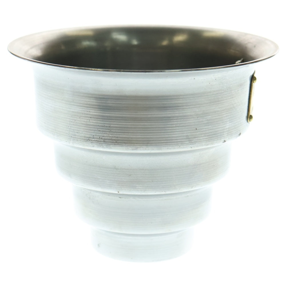 m&m(エムアンドエム) ×MASSES POT TYPE 8 - CLIFF STEEL / SMALL マシス クリフ 鉄鉢 ポット シルバー