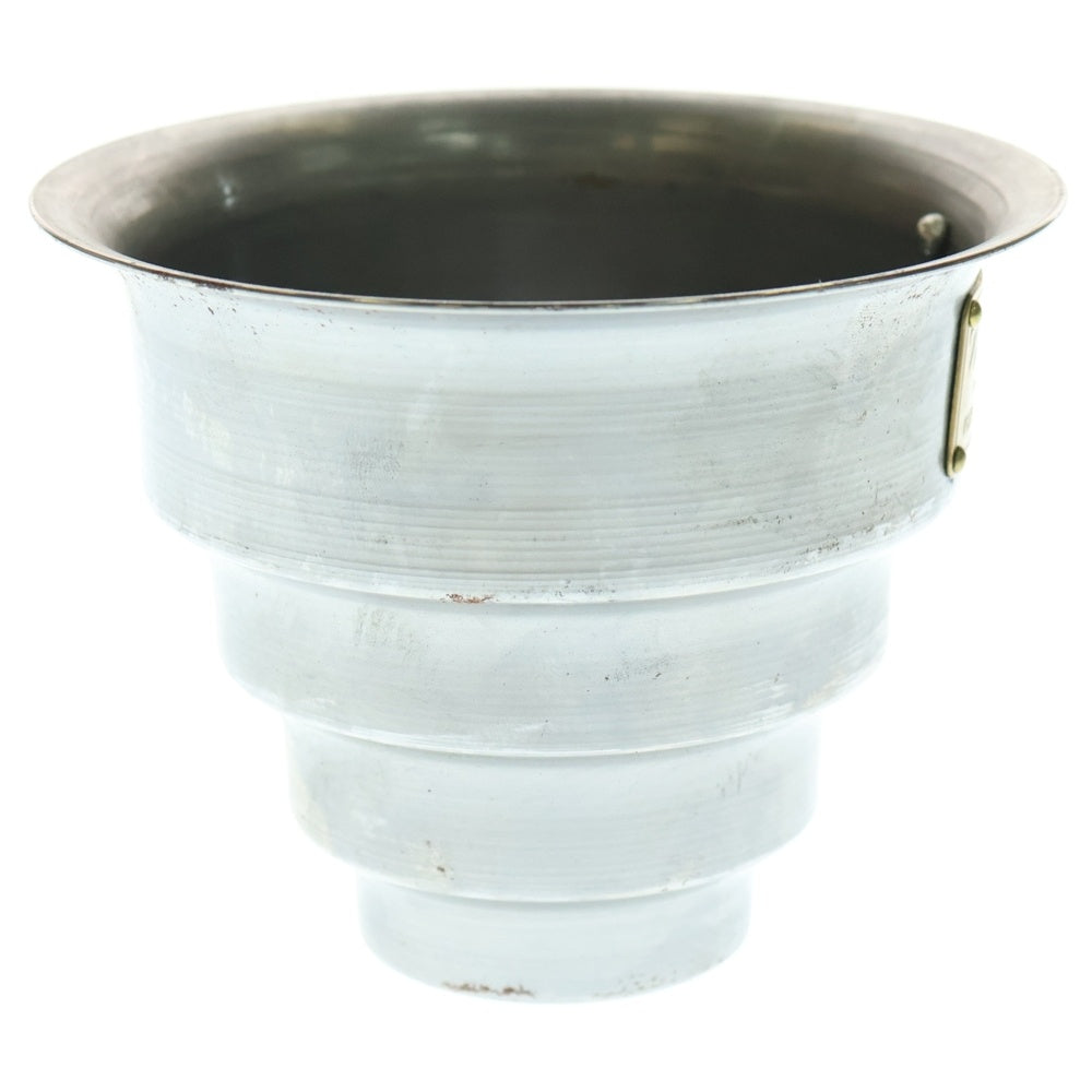 m&m(エムアンドエム) ×MASSES POT TYPE 8 - CLIFF STEEL / SMALL マシス クリフ 鉄鉢 ポット シルバー