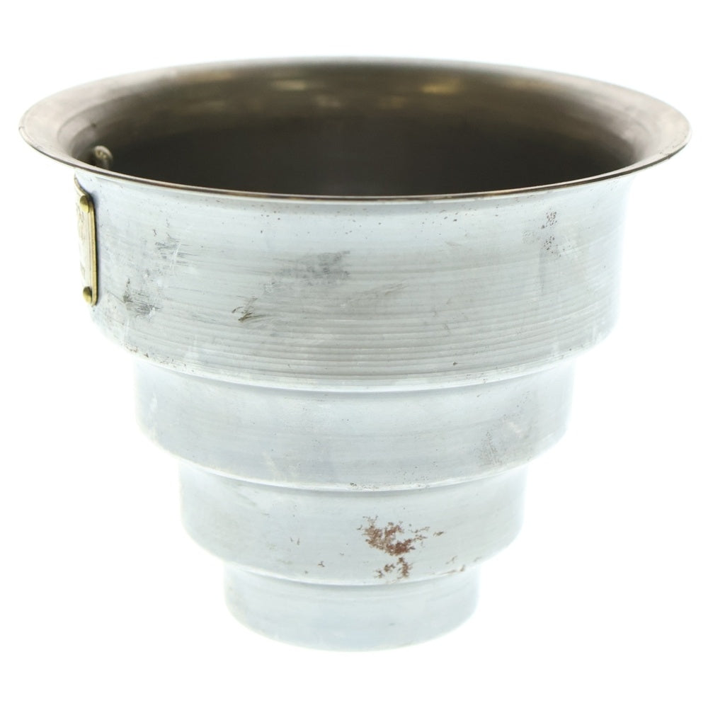 m&m(エムアンドエム) ×MASSES POT TYPE 8 - CLIFF STEEL / SMALL マシス クリフ 鉄鉢 ポット シルバー