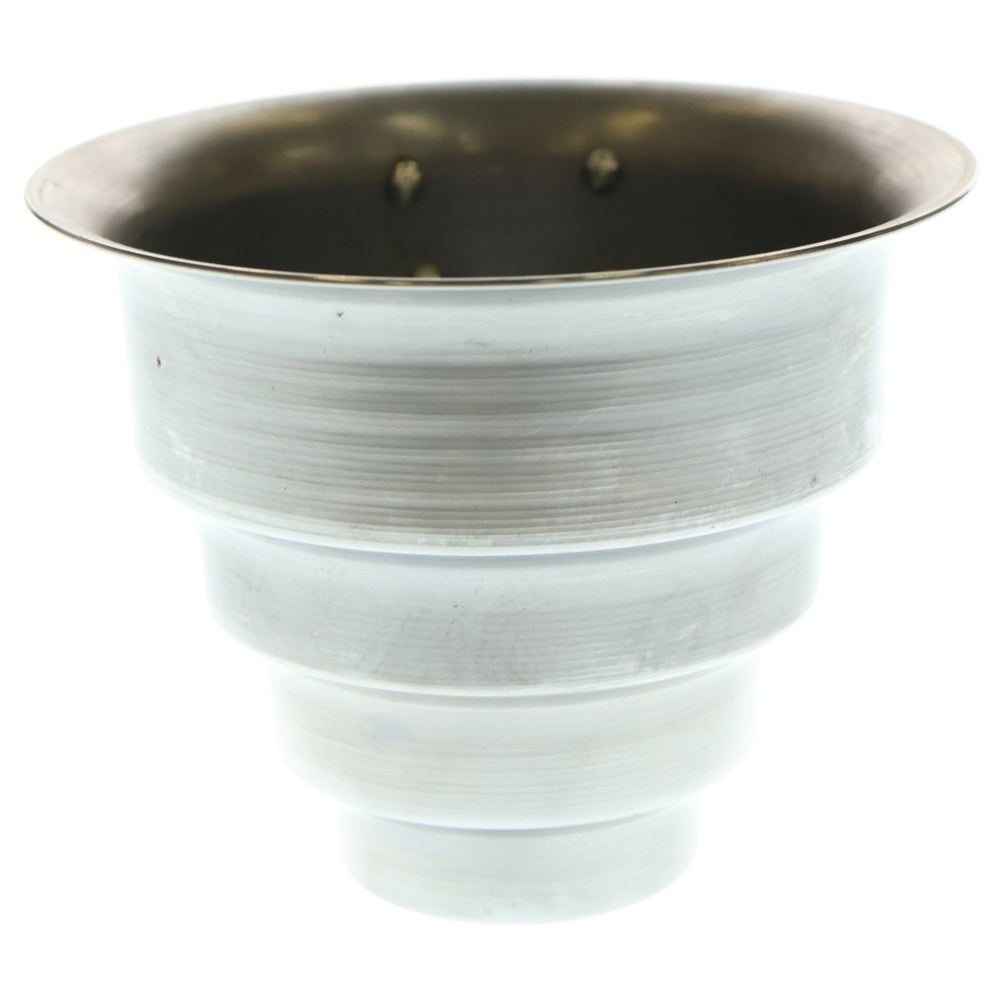 m&m(エムアンドエム) ×MASSES POT TYPE 8 - CLIFF STEEL / SMALL マシス クリフ 鉄鉢 ポット シルバー