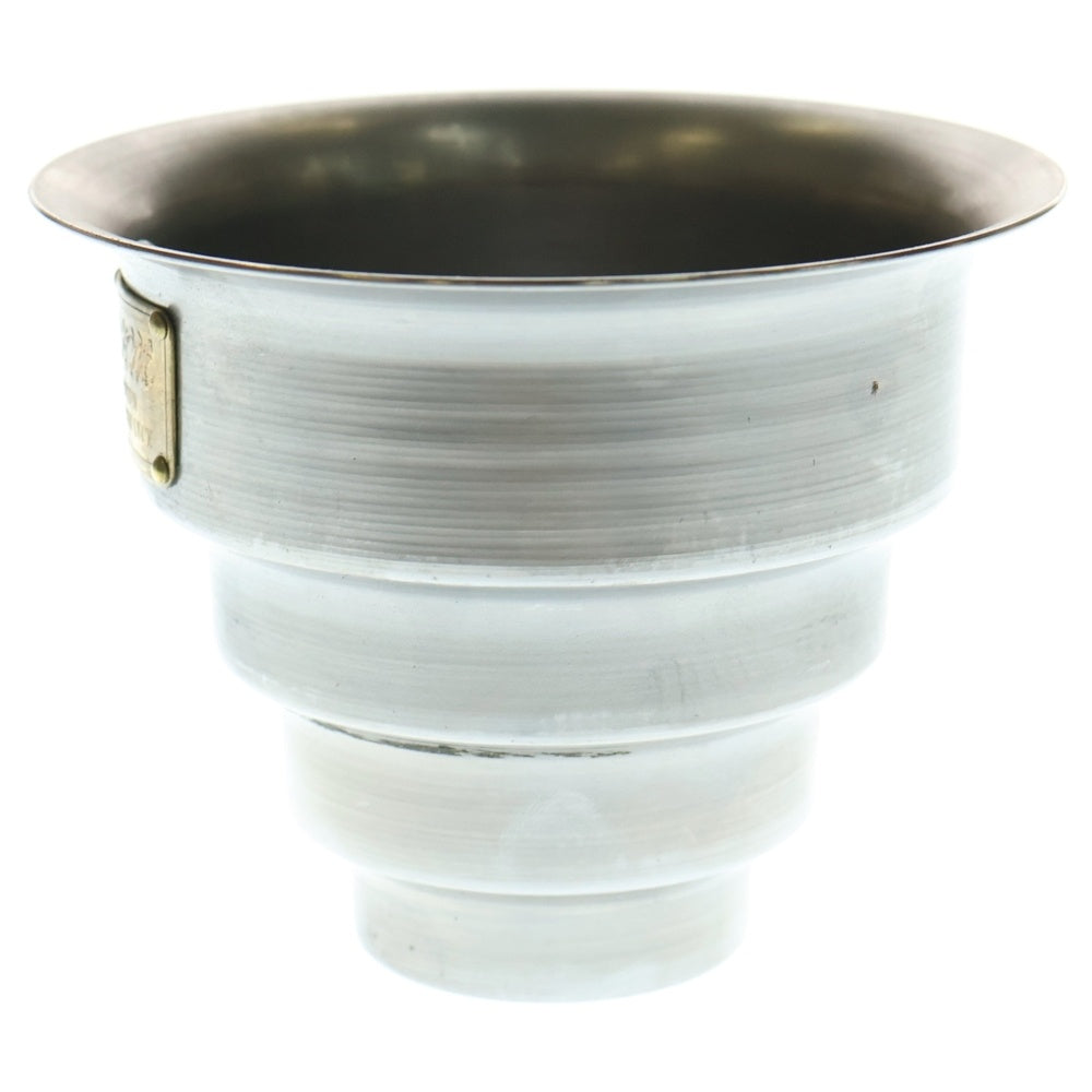 m&m(エムアンドエム) ×MASSES POT TYPE 8 - CLIFF STEEL / SMALL マシス クリフ 鉄鉢 ポット シルバー