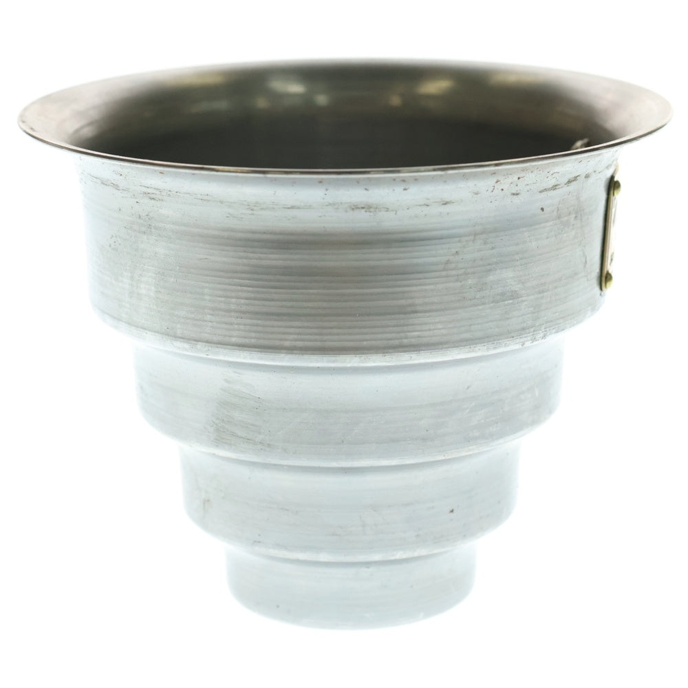 m&m(エムアンドエム) ×MASSES POT TYPE 8 - CLIFF STEEL / SMALL マシス クリフ 鉄鉢 ポット シルバー