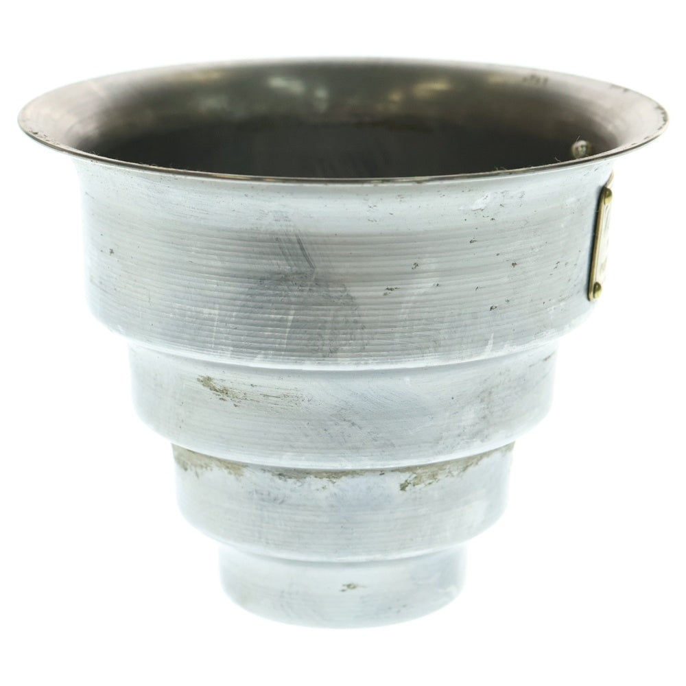 m&m(エムアンドエム) ×MASSES POT TYPE 8 - CLIFF STEEL / SMALL マシス クリフ 鉄鉢 ポット シルバー