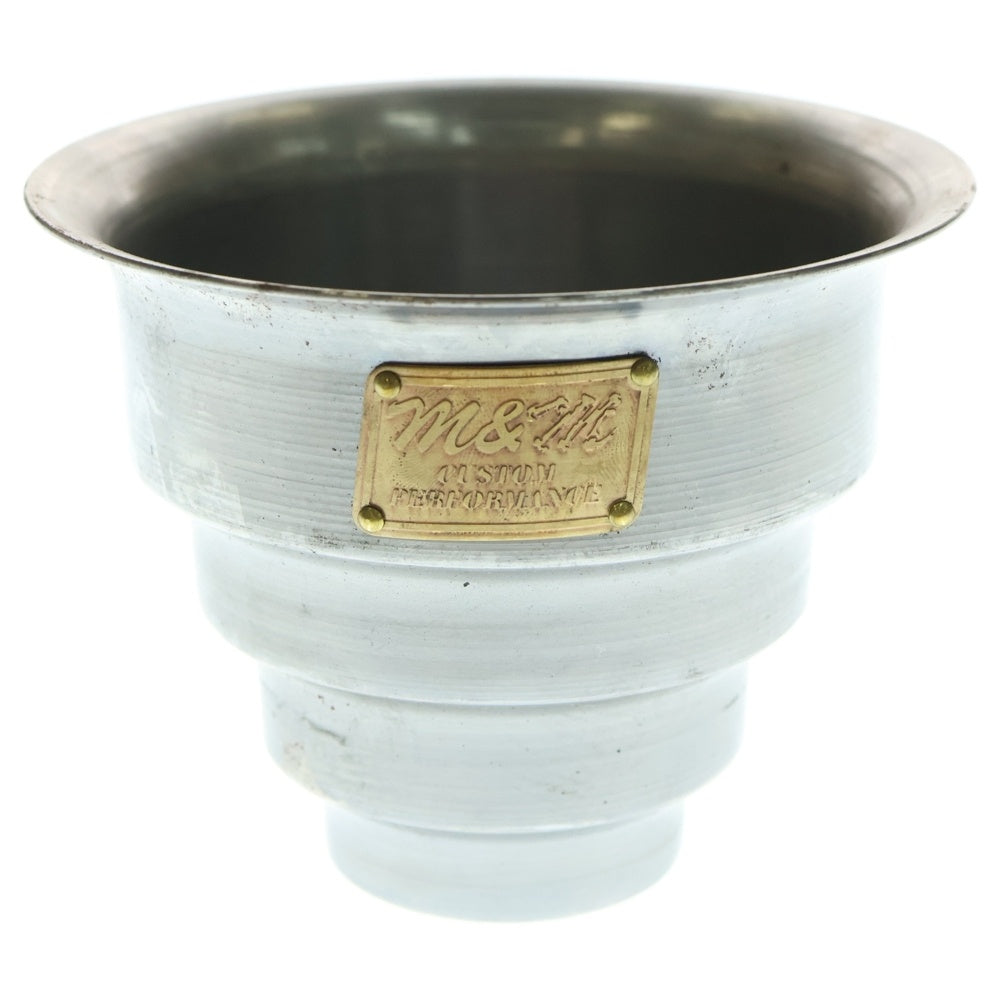 m&m(エムアンドエム) ×MASSES POT TYPE 8 - CLIFF STEEL / SMALL マシス クリフ 鉄鉢 ポット シルバー