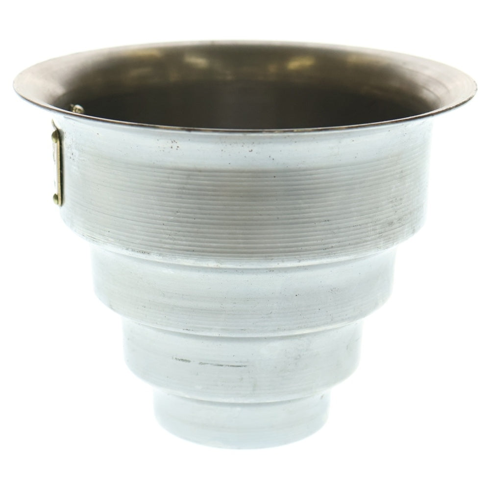 m&m(エムアンドエム) ×MASSES POT TYPE 8 - CLIFF STEEL / SMALL マシス クリフ 鉄鉢 ポット シルバー