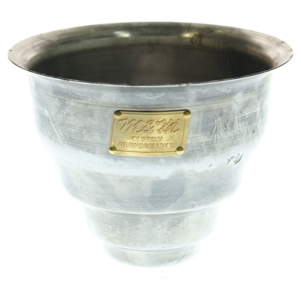 m&m(エムアンドエム) ×MASSES POT TYPE 5 - Conch STEEL / SMALL マシス コンク 鉄鉢 ポット シルバー