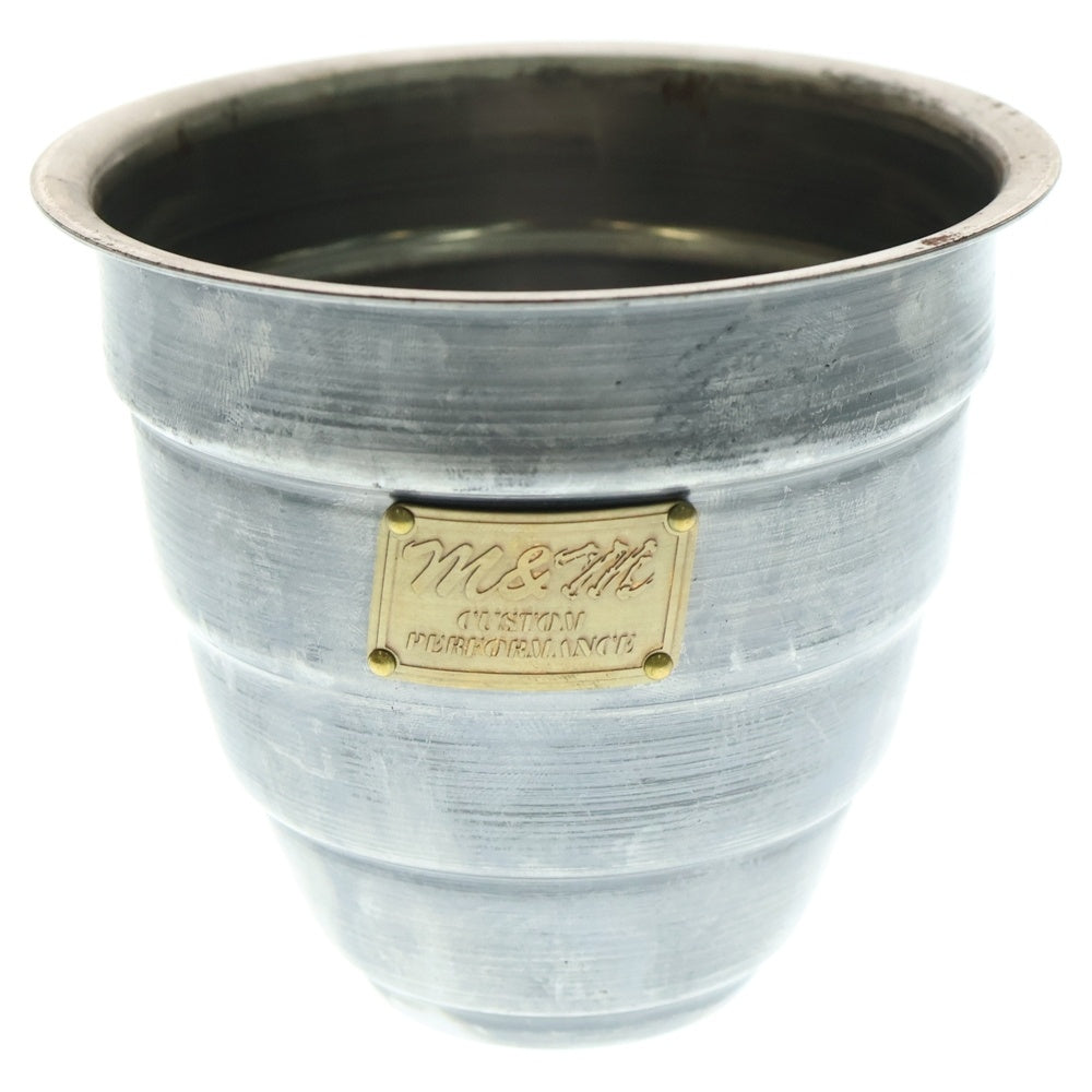 m&m(エムアンドエム) ×MASSES POT TYPE 1 - Chrysails STEEL / SMALL マシス クリサリス 鉄鉢 ポット シルバー