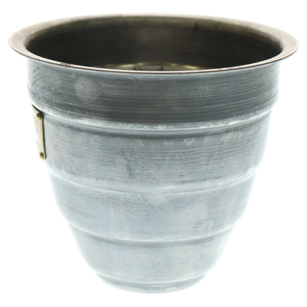 m&m(エムアンドエム) ×MASSES POT TYPE 1 - Chrysails STEEL / SMALL マシス クリサリス 鉄鉢 ポット シルバー