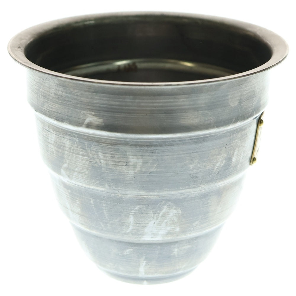 m&m(エムアンドエム) ×MASSES POT TYPE 1 - Chrysails STEEL / SMALL マシス クリサリス 鉄鉢 ポット シルバー