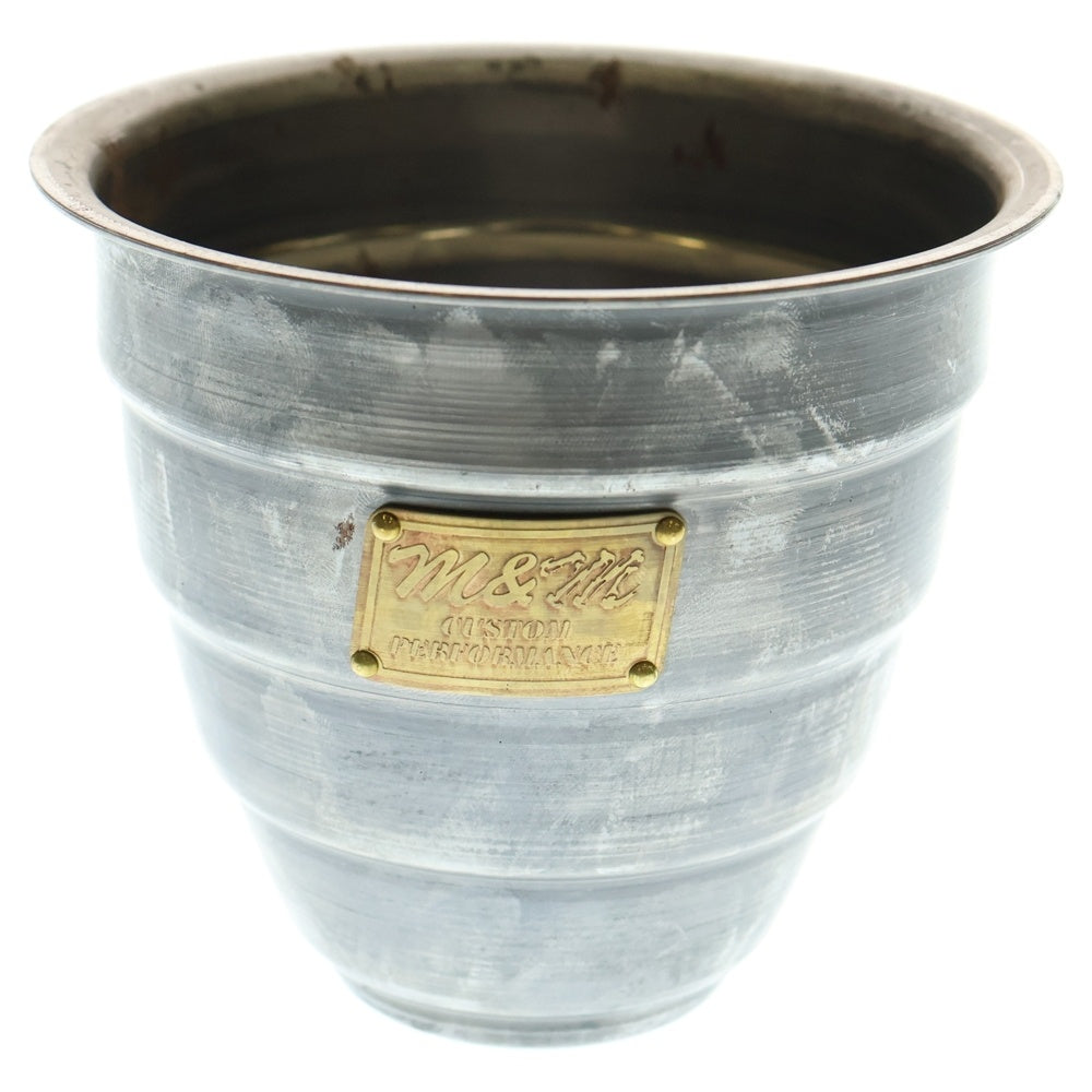 m&m(エムアンドエム) ×MASSES POT TYPE 1 - Chrysails STEEL / SMALL マシス クリサリス 鉄鉢 ポット シルバー