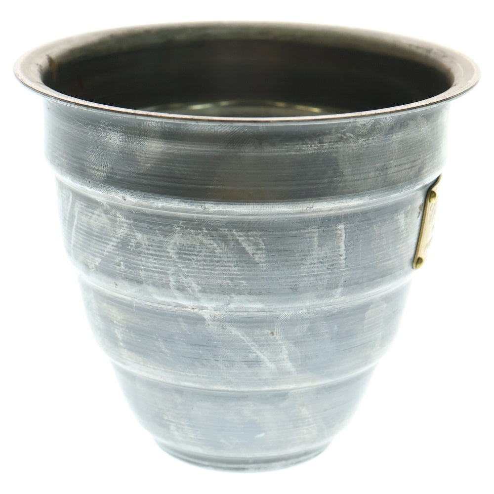 m&m(エムアンドエム) ×MASSES POT TYPE 1 - Chrysails STEEL / SMALL マシス クリサリス 鉄鉢 ポット シルバー