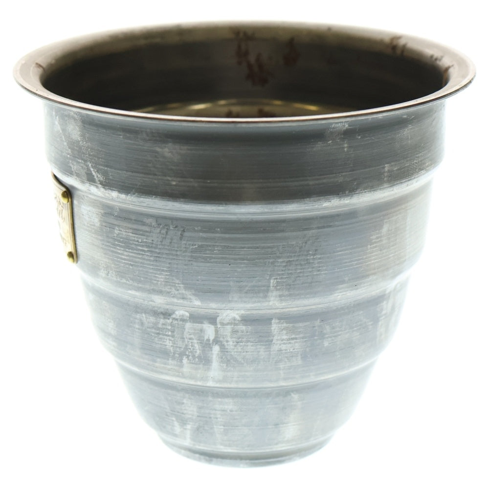 m&m(エムアンドエム) ×MASSES POT TYPE 1 - Chrysails STEEL / SMALL マシス クリサリス 鉄鉢 ポット シルバー