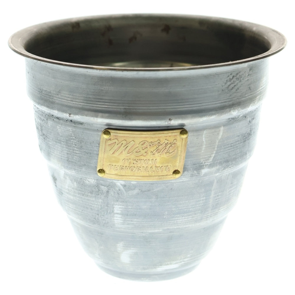 m&m(エムアンドエム) ×MASSES POT TYPE 1 - Chrysails STEEL / SMALL マシス クリサリス 鉄鉢 ポット シルバー