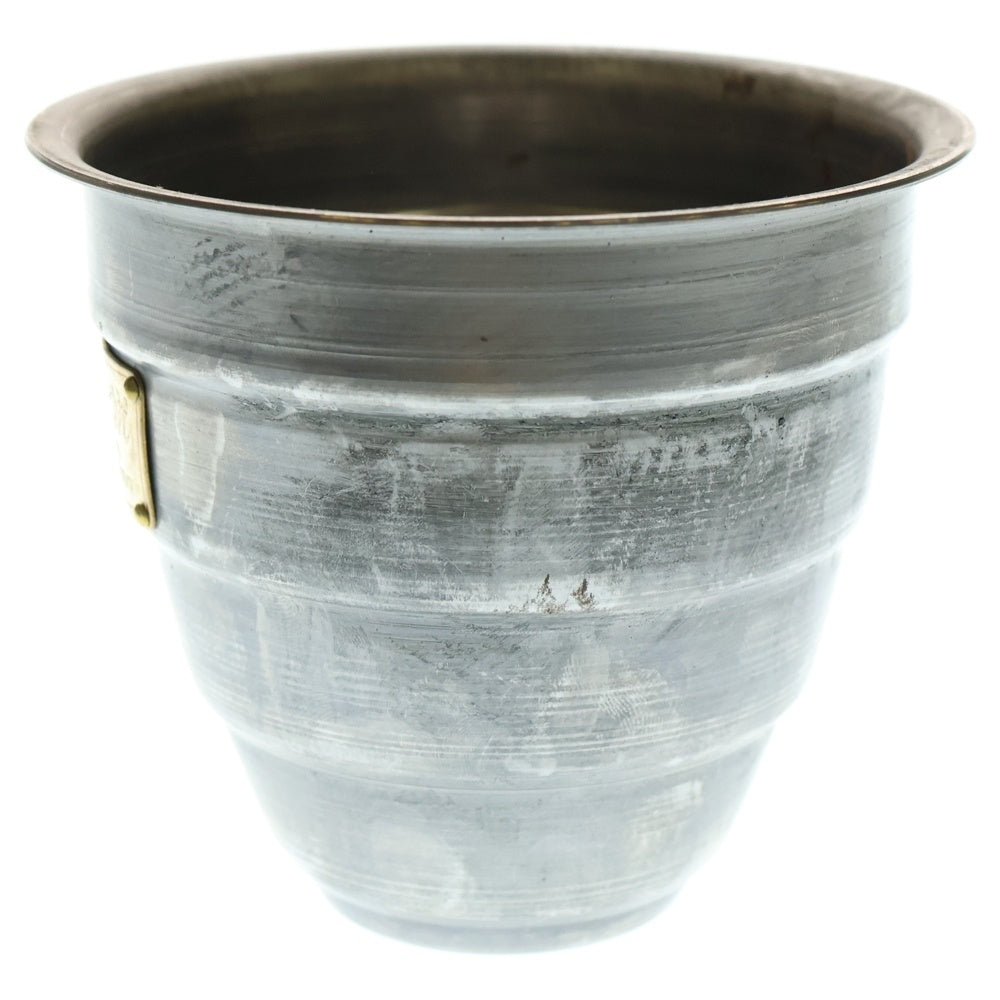 m&m(エムアンドエム) ×MASSES POT TYPE 1 - Chrysails STEEL / SMALL マシス クリサリス 鉄鉢 ポット シルバー